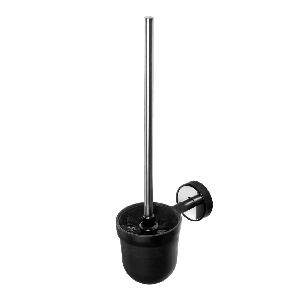 Optimo Black WC kefetartó - üveg, fali