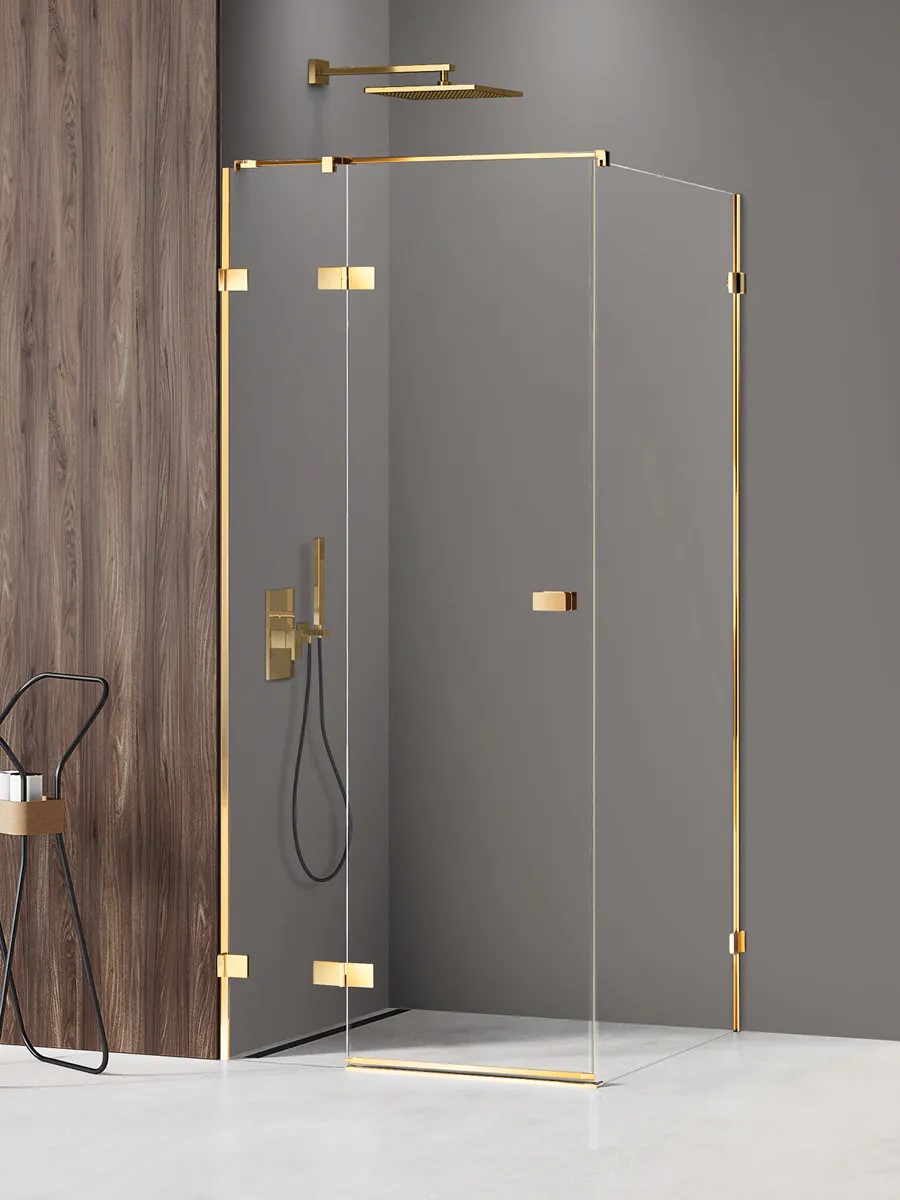 Avexa Gold Shine egy ajtós szögletes zuhanykabin
