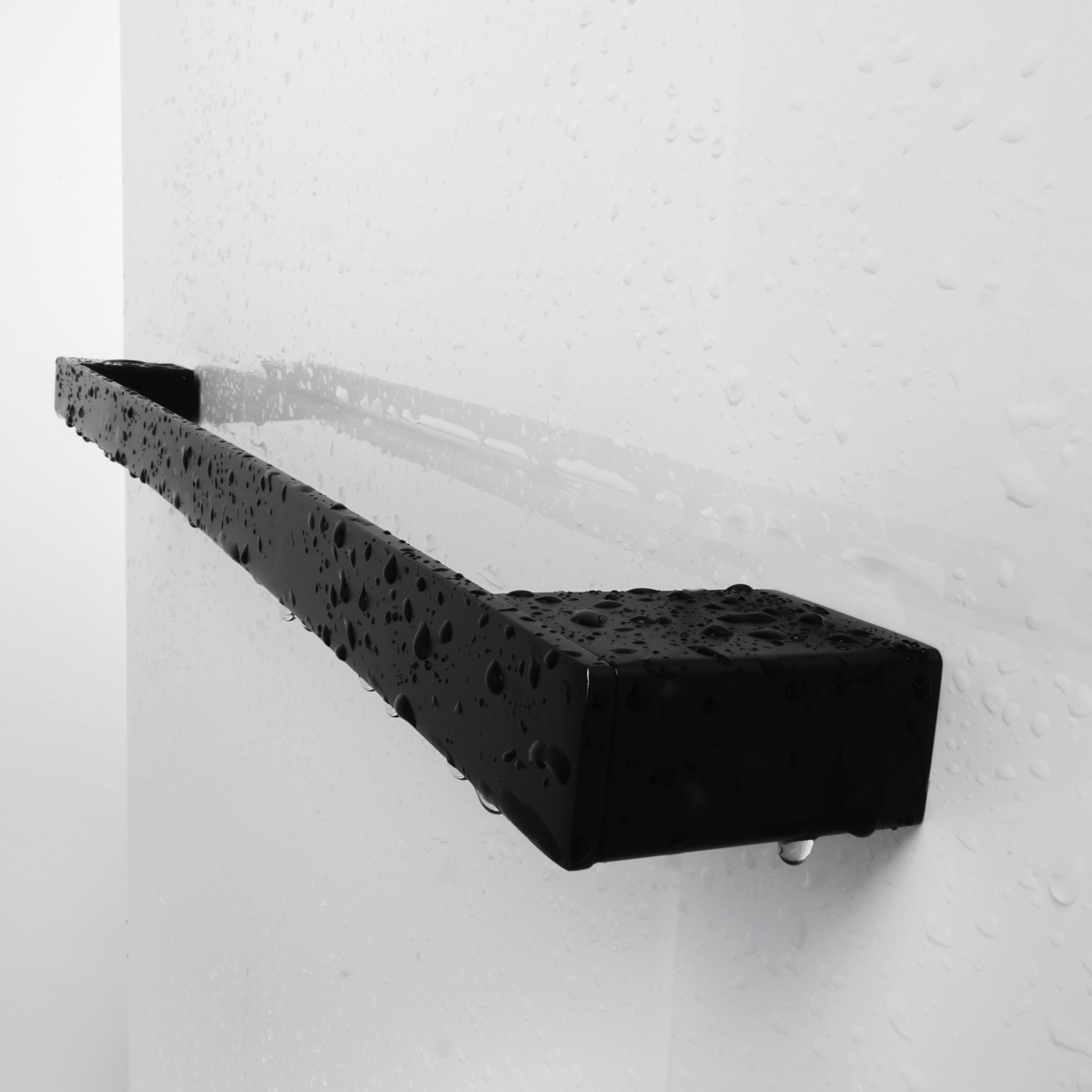 Törölközőtartó 626 mm - matt fekete