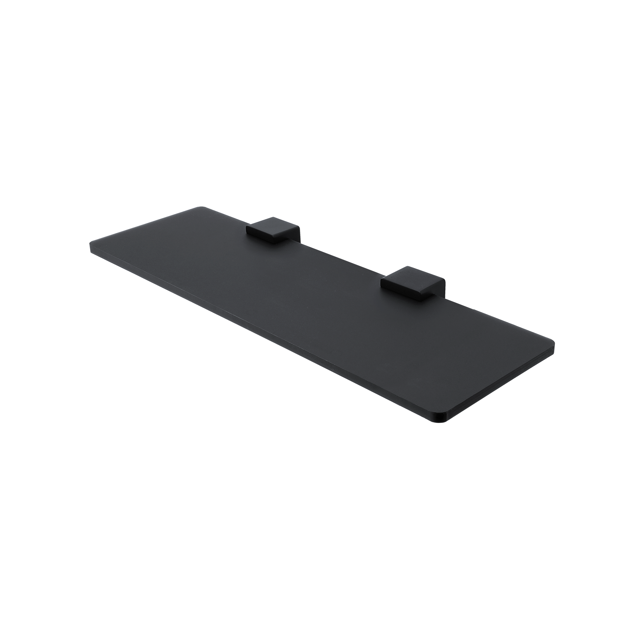 Plexi polc - matt fekete - 400 mm