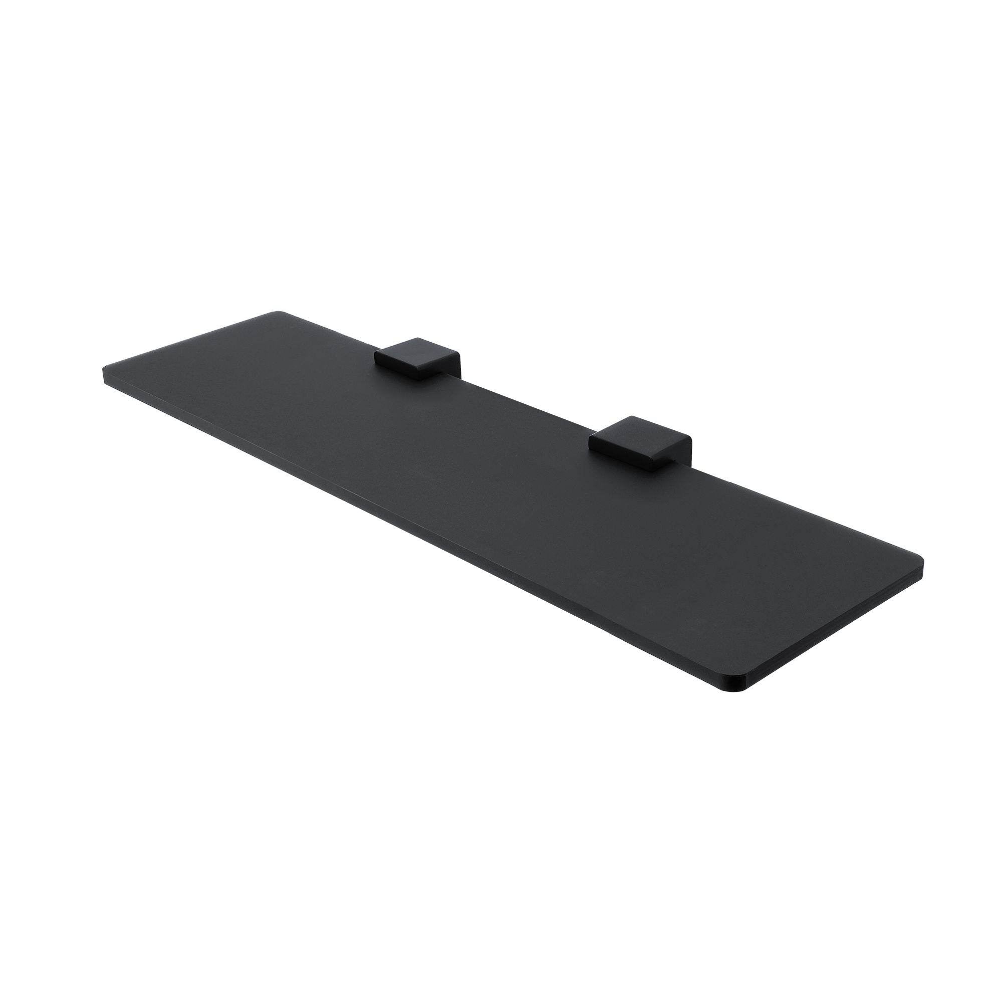 Plexi polc - matt fekete - 500 mm