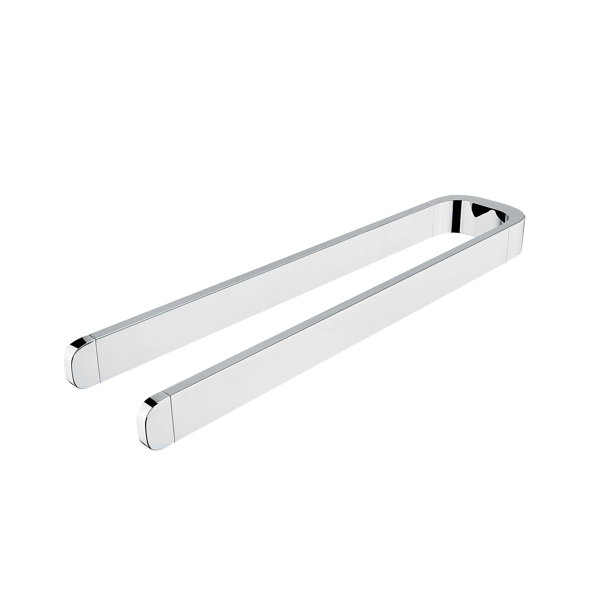 Dupla törölközőtartó 384 mm - króm