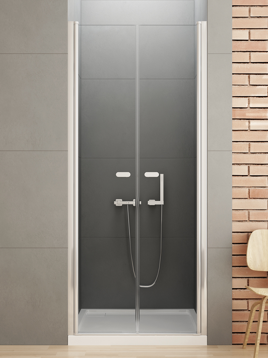 NEW SOLEO Chrome kétszárnyú ajtó