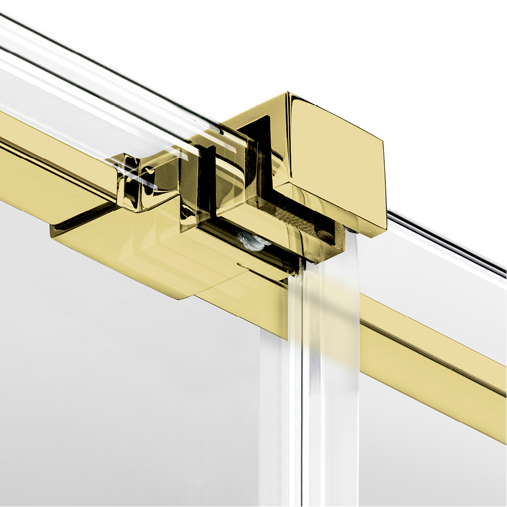 SMART Light Gold 4 részes tolóajtós kádparaván