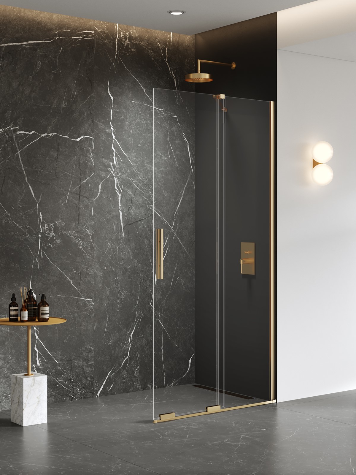 SMART Gold Brushed WALK In
