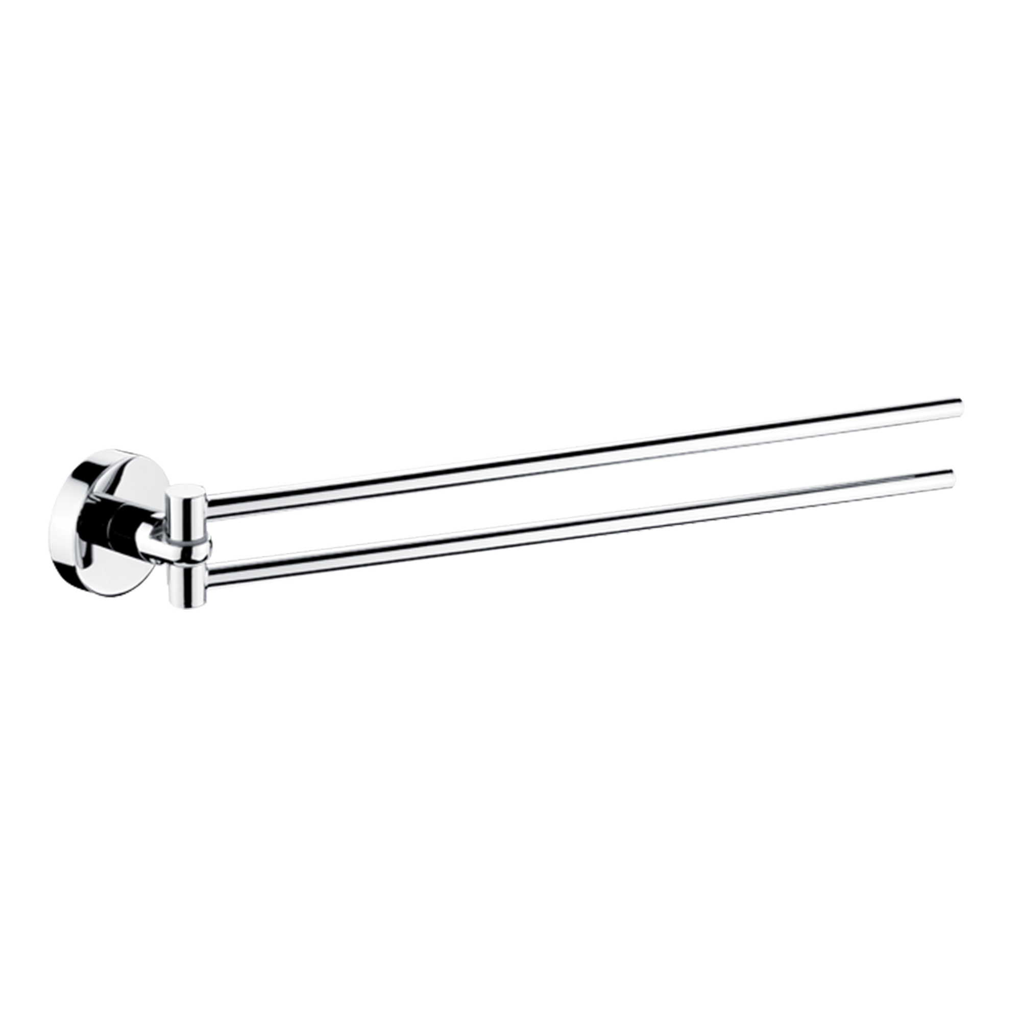 Forgókaros törölközőtartó 410 mm - króm