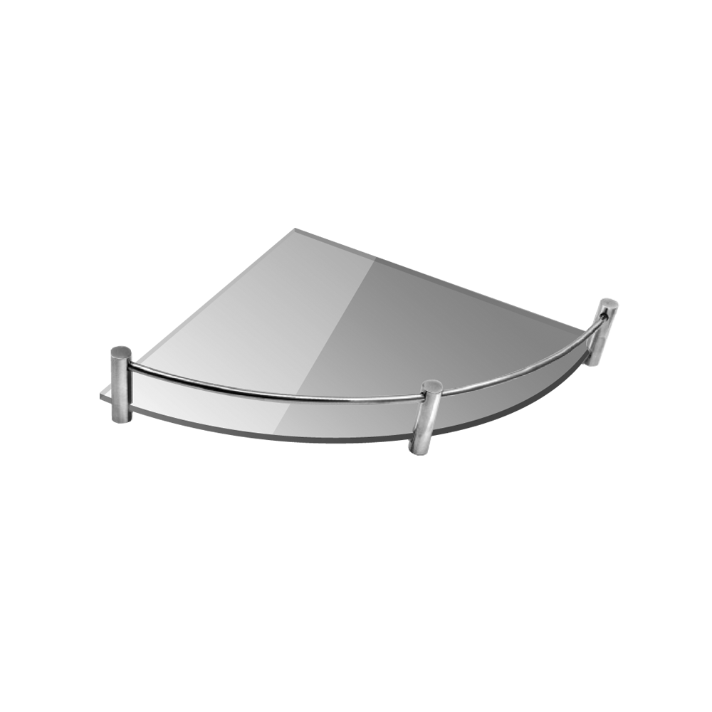 Sarok üvegpolc 250