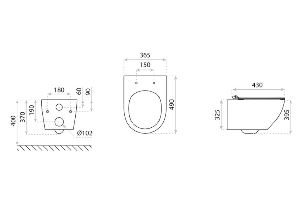 SOFI SLIM FIRE 3.0 fali WC csésze