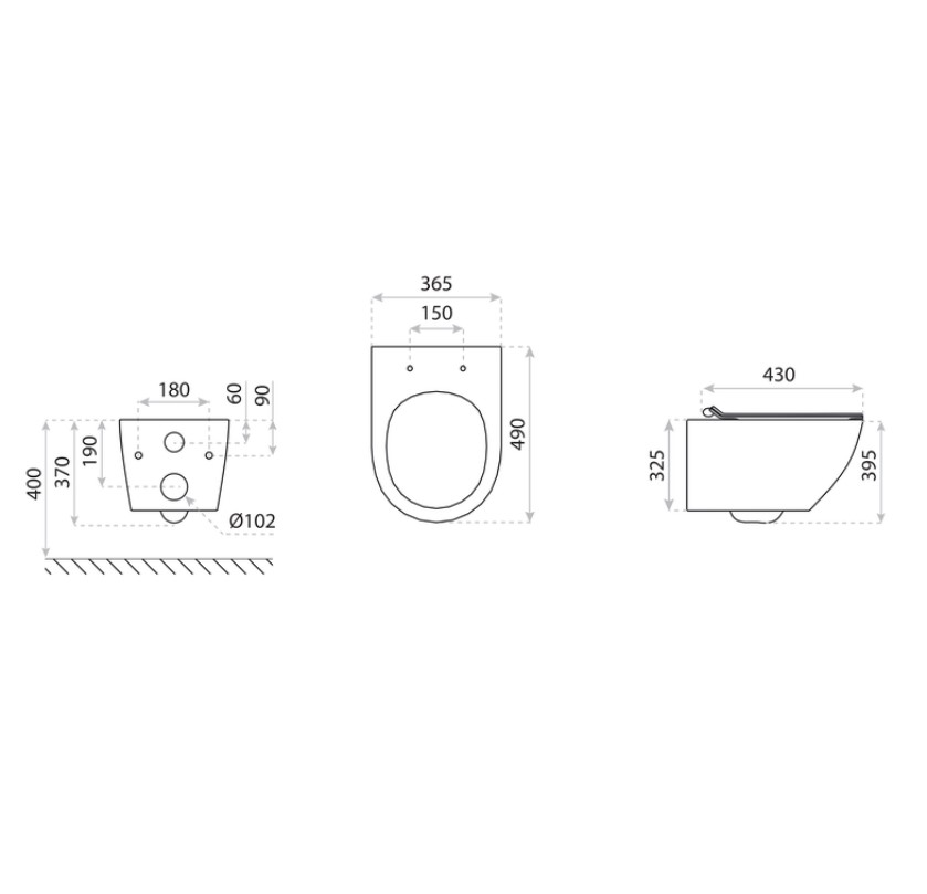 SOFI SLIM KRESZ WC csésze