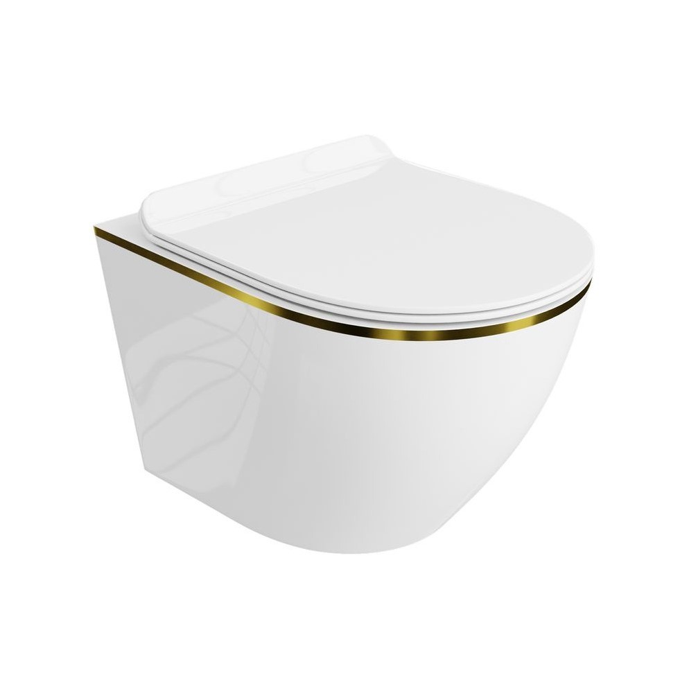 SOFI SLIM Gold Line WC csésze