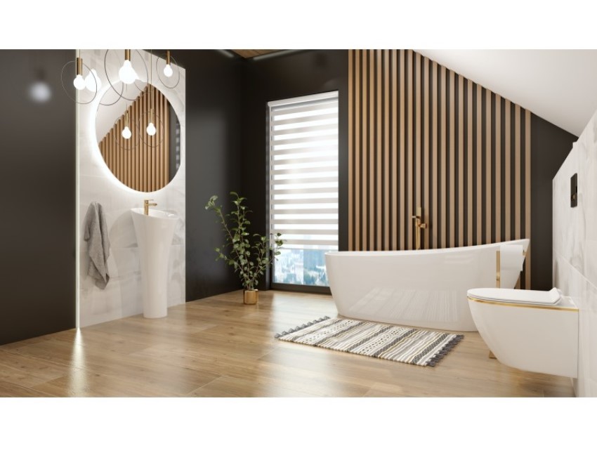 SOFI SLIM Gold Line WC csésze